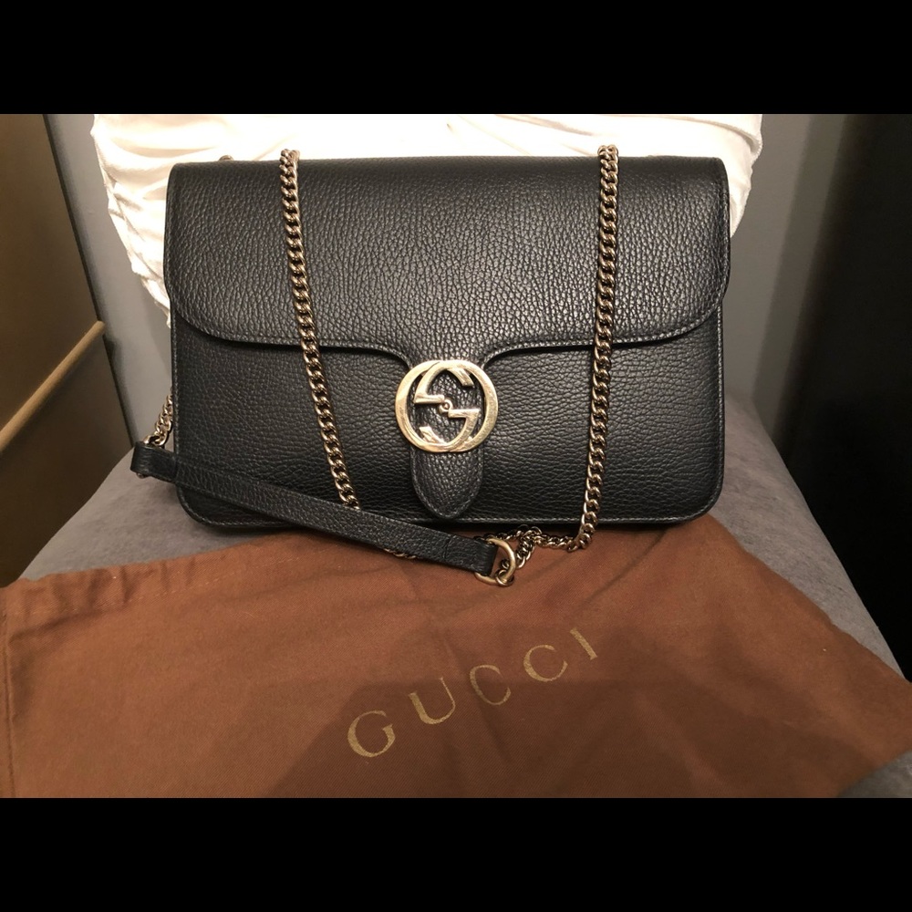 Beautiful Black Gucci Handbag